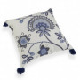 Coussin Versa Bleu Pompons Polyester (45 x 45 cm) 27,99 €