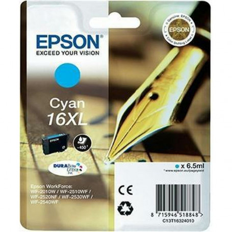Cartouche d'encre originale Epson 16XL Cyan 39,99 €