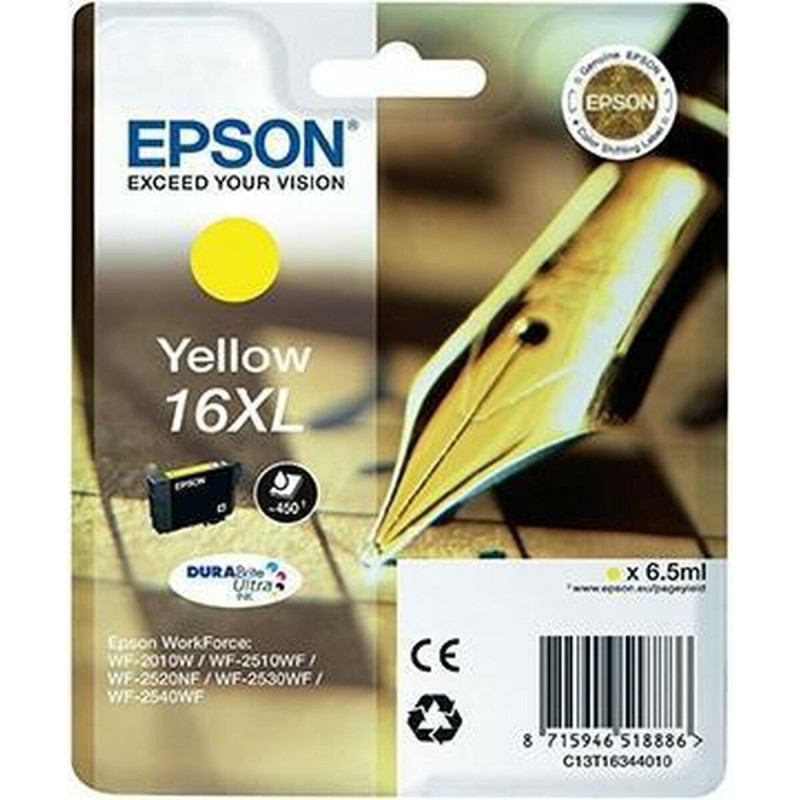 Cartouche d'encre originale Epson 16Xl Jaune
