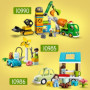 LEGO DUPLO Ma ville 10990 Le Chantier de Construction. Jouet Grue. Bulldozer et 88,99 €