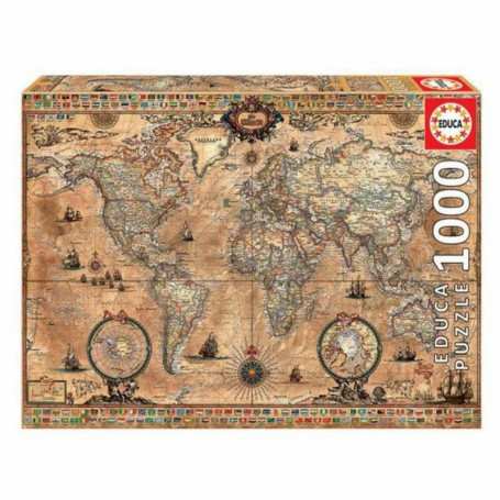 Puzzle Educa Mappemonde (1000 pcs) 30,99 €
