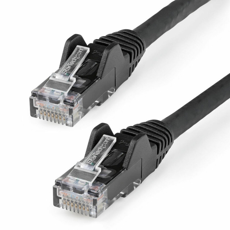 Startech.com N6LPATCH3MBK câble de réseau Noir 3 m Cat6 U/UTP (UTP)