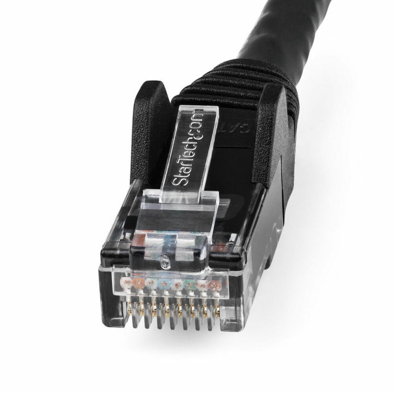 Image secondaire de Startech.com N6LPATCH3MBK câble de réseau Noir 3 m Cat6 U/UTP (UTP)