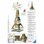 Puzzle 3D Tour Eiffel - Ravensburger - Monument 216 pieces - sans colle - Des 10 37,99 €