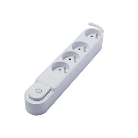 CHACON Bloc multiprise avec interrupteur 4 prises 16A 3m blanc 23,99 €