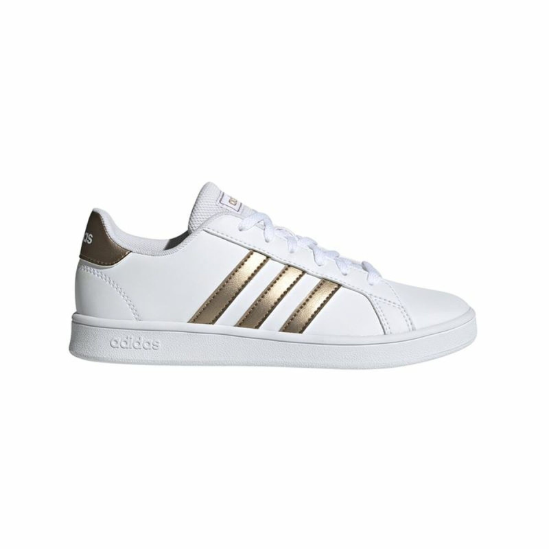 Image secondaire de Chaussures de Sport pour Enfants Adidas Grand Court Blanc