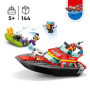 LEGO City 60373 Le Bateau de Sauvetage des Pompiers. Jouet Flottant. Jetpack et 30,99 €