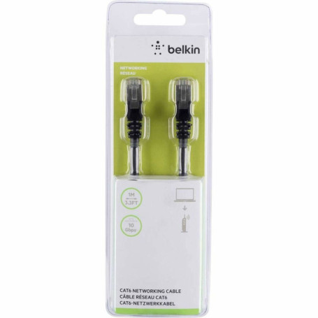 Câble Réseau Rigide UTP 6ème Catégorie Belkin A3L981BT01MBKHS 1m 30,99 €