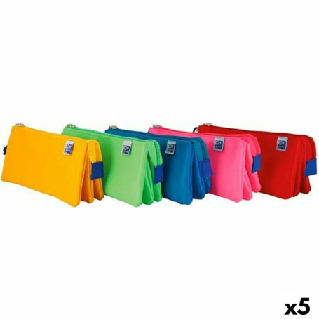 Trousse Fourre-Tout Triple Oxford Kangoo Kids (22 x 8 x 10 cm) (5 Unités 81,99 €