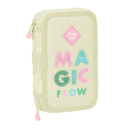 Trousse Scolaire avec Accessoires Glow Lab Magic flow Beige (12.5 x 19.5 36,99 €