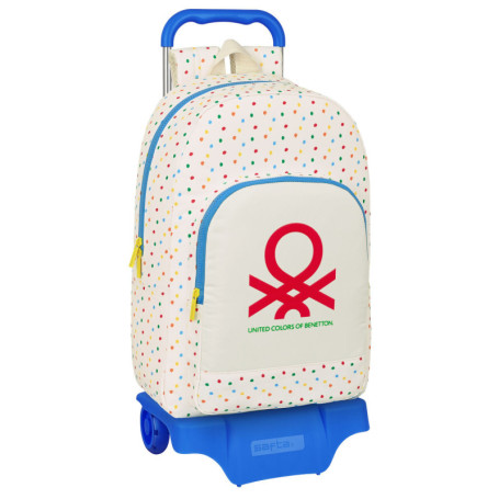 Cartable à roulettes Benetton Topitos (30 x 46 x 14 cm) 73,99 €