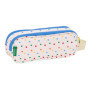 Trousse Fourre-Tout Double Benetton Topitos Blanc (21 x 8 x 6 cm) 28,99 €