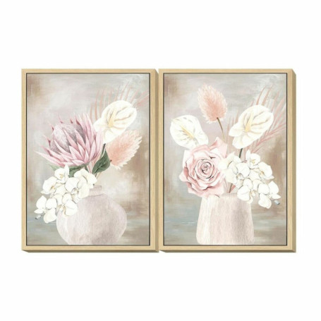 Cadre DKD Home Decor Vase (50 x 4 x 70 cm) (2 Unités) 129,99 €